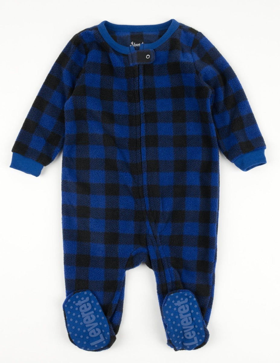 Black & Green Plaid Matching Family Pajama Set – Leveret Clothing