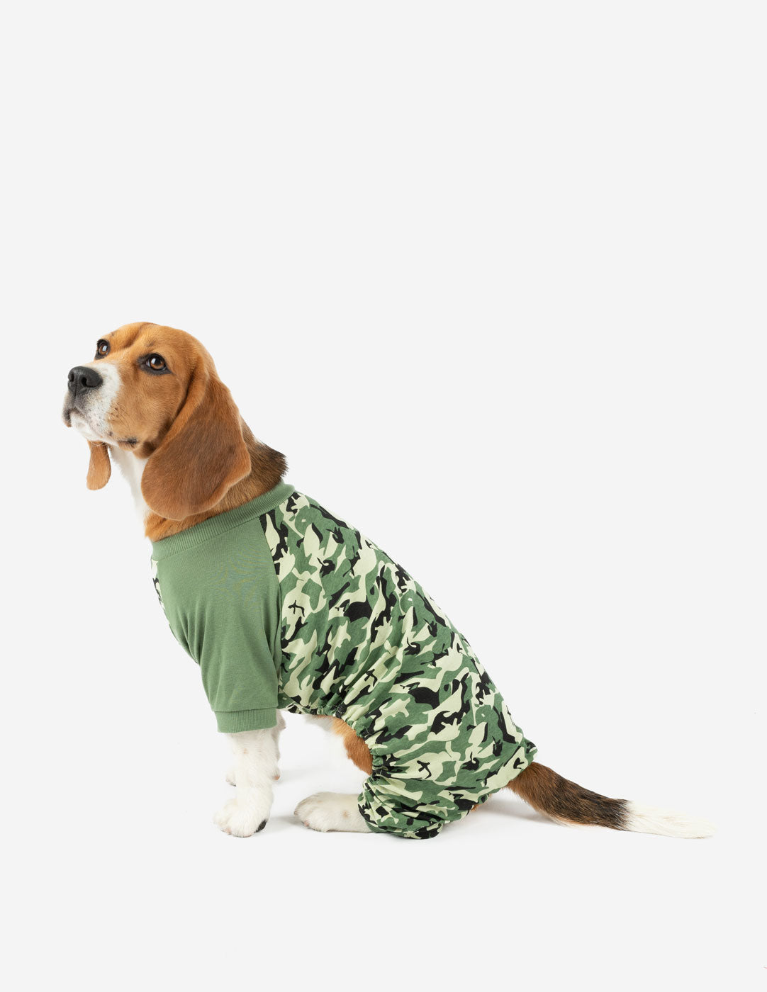 Dog Camouflage Print Pajamas Leveret Clothing