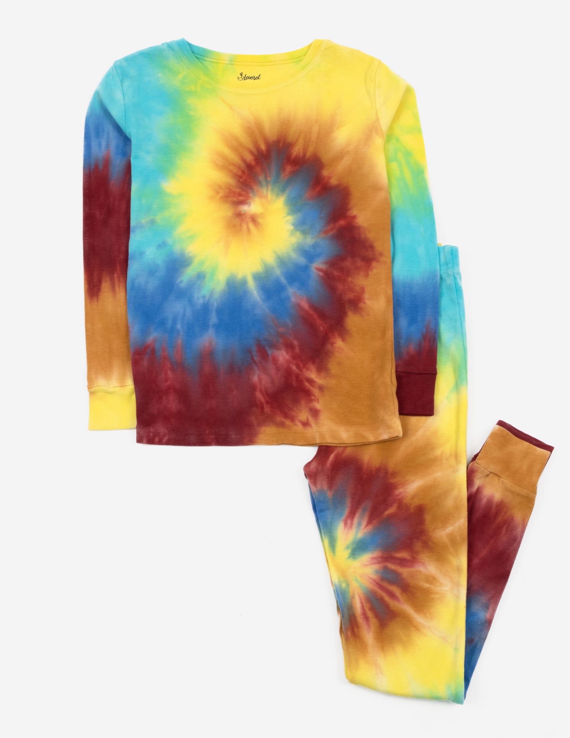 Swirl Tie Dye Matching Family Pajama Set – Leveret Clothing