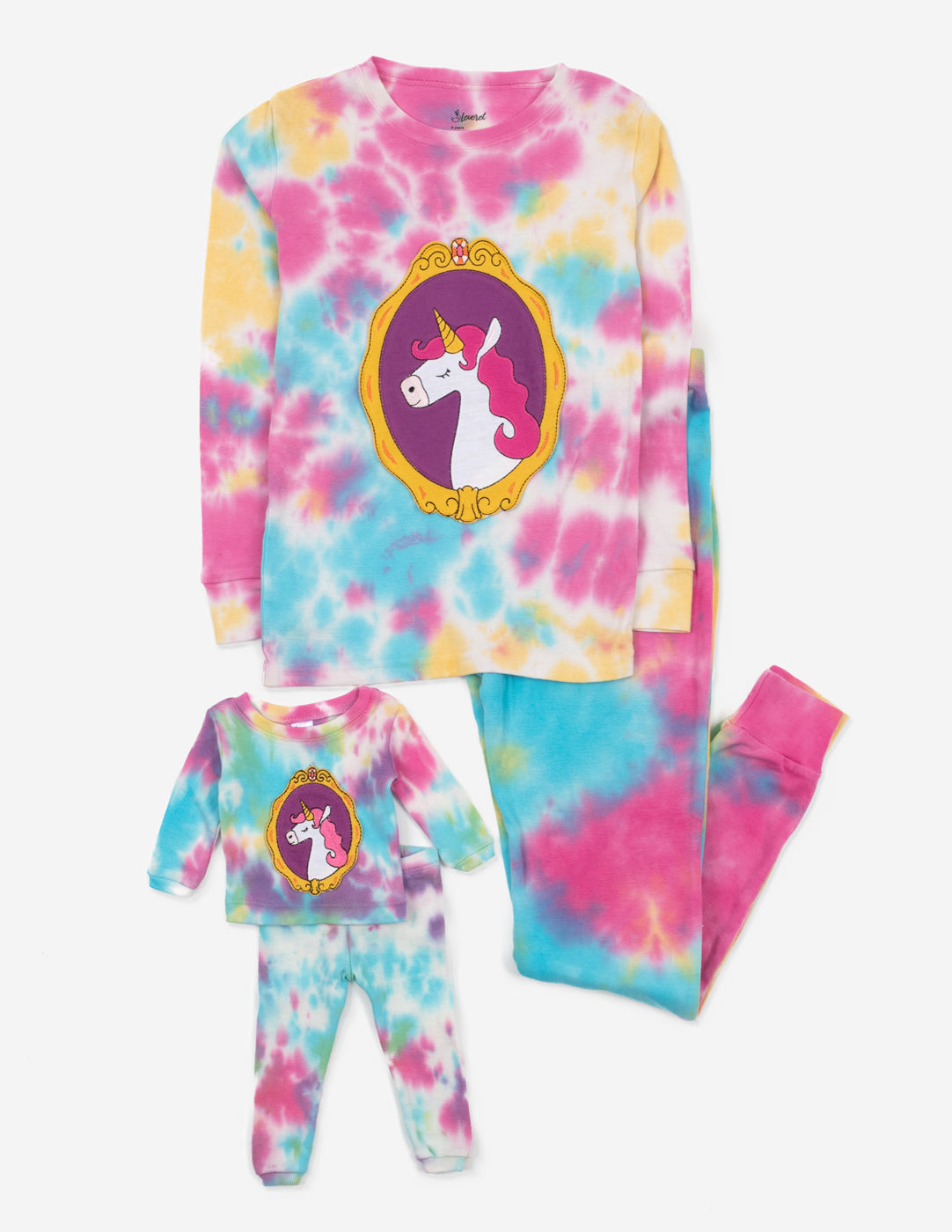 Mix Tie Dye Matching Family Pajama Set – Leveret Clothing