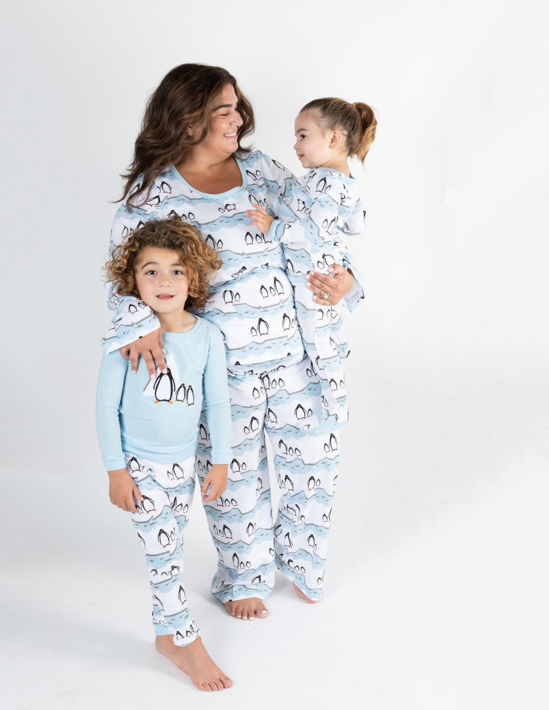 blue penguin women's cotton pajamas