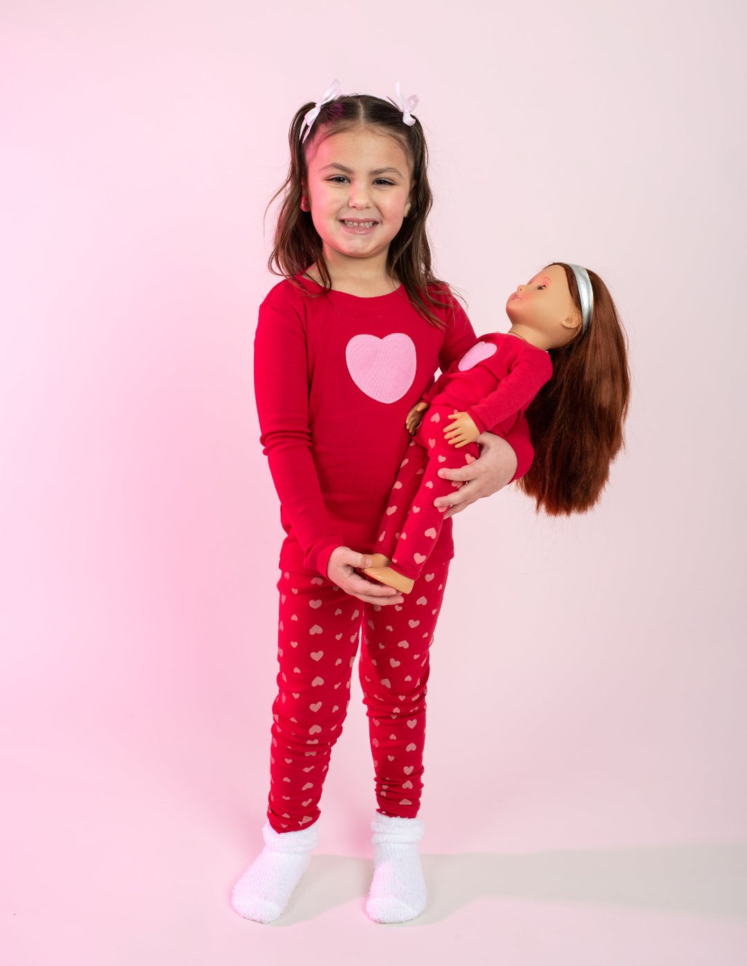 Matching Girl & Doll Cotton Pajamas