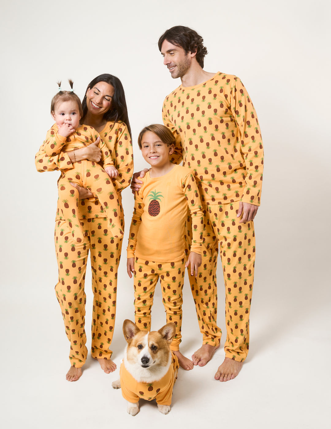 pineapple matching family pajamas