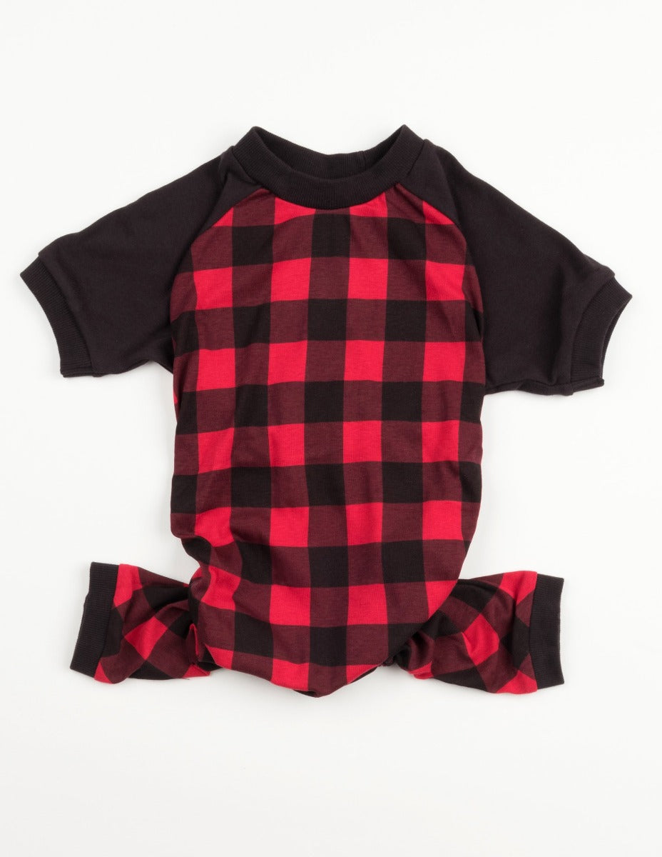 Leveret Dog Red & Black Plaid Pajamas – Leveret Clothing