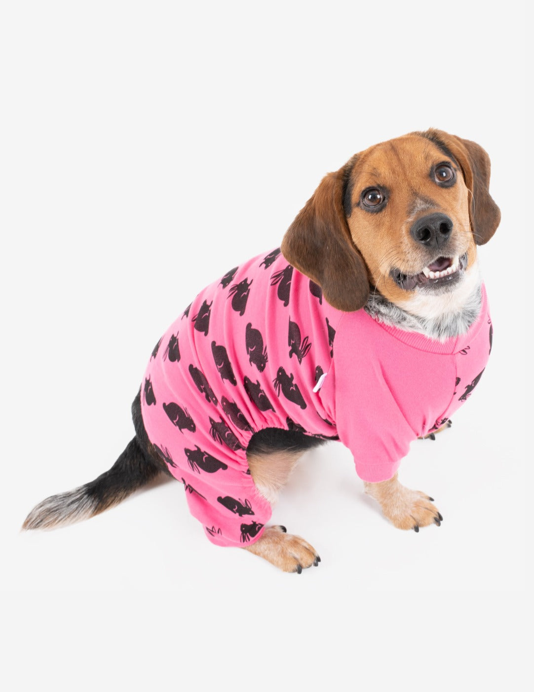 Pink sales dog pajamas