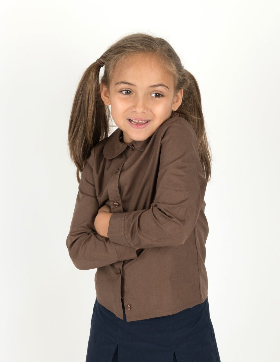 girls khaki shirt