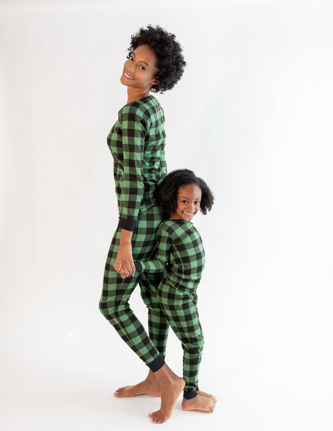 Women's Flannel Pyjamas - Green Tartan Blackwatch (LV6