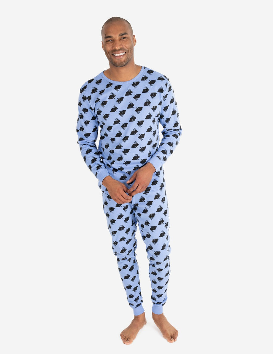 Leveret Men's Cotton Bunny Pajamas – Leveret Clothing