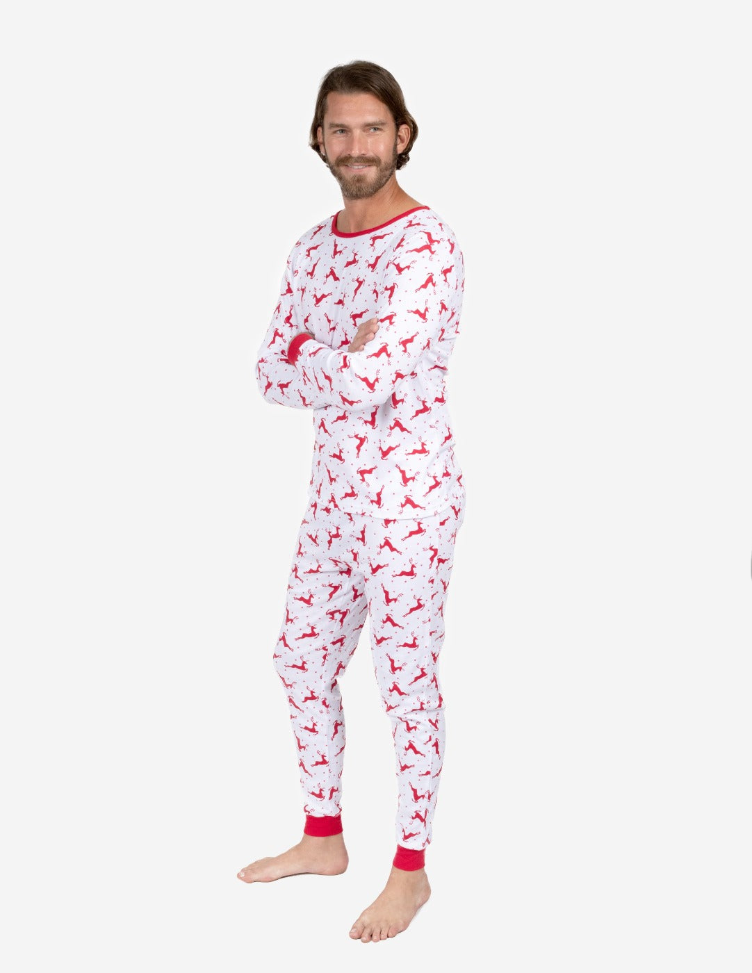 Mens reindeer online pyjamas