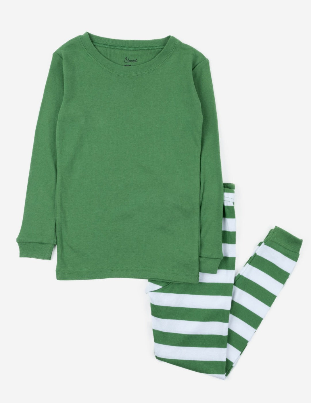 Lavant Green Stripe Pyjamas