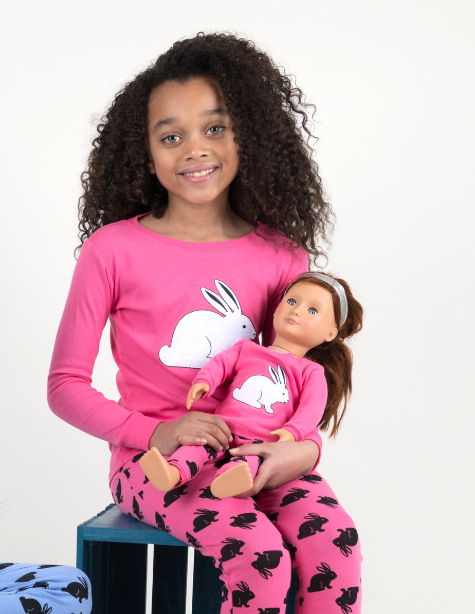  Lazy One Matching Lights Out Doll Pjs for Dolls and Kids,  American 18-Inch Girl Doll Accessories, Doll Clothes, Matching Pajama Set  for Dolls: Clothing, Shoes & Jewelry