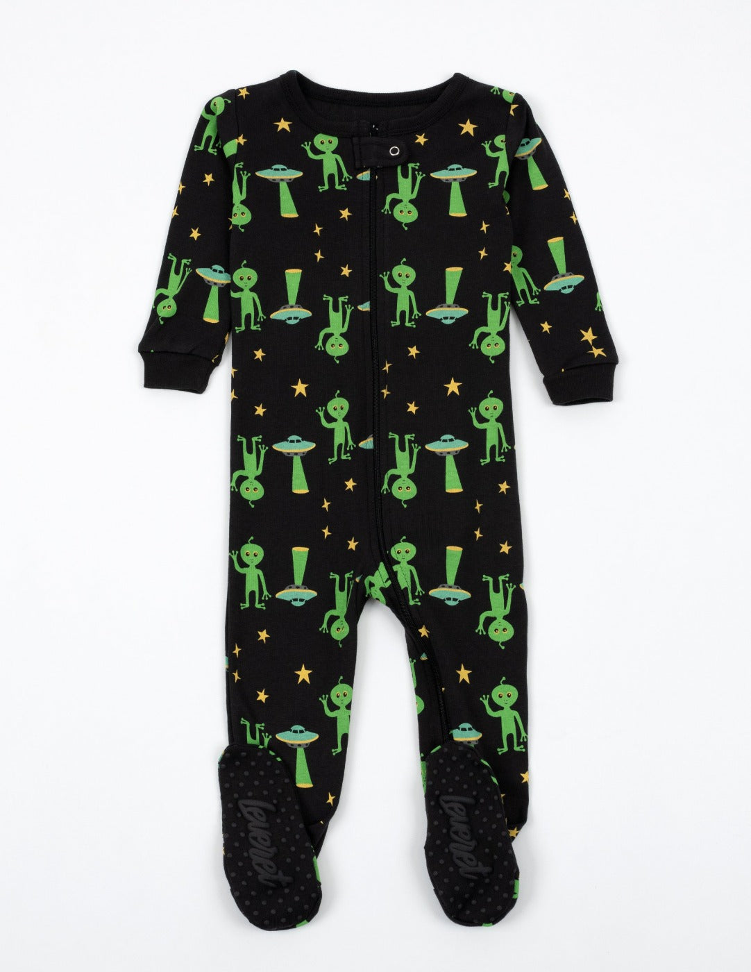 Kids Footed Alien Pajamas