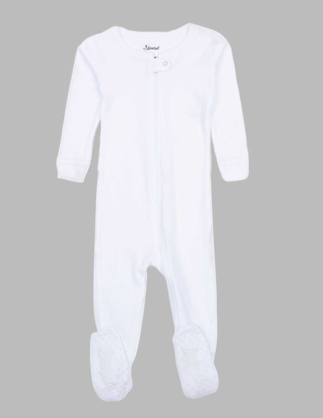 Solid footed hot sale pajamas