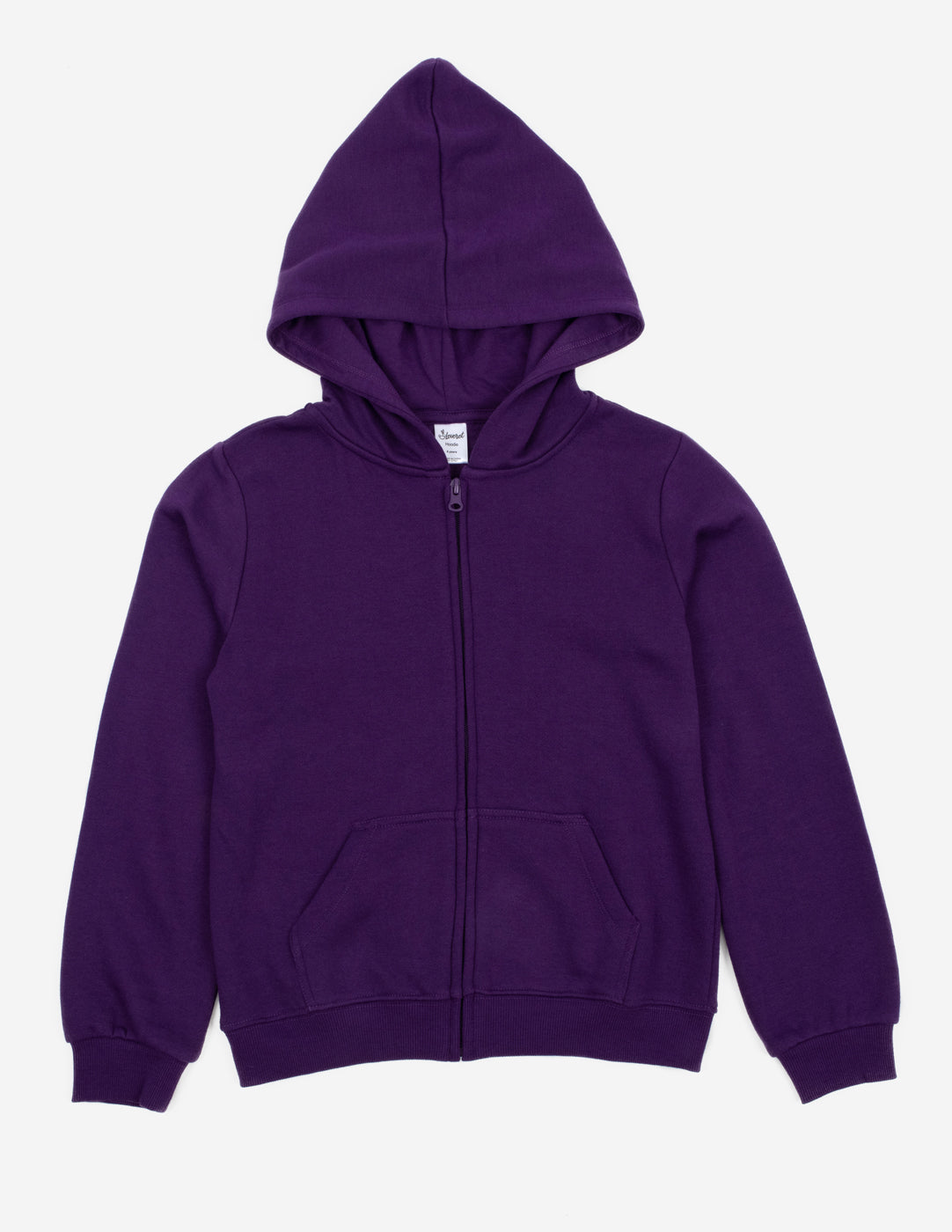 Boho Solid Color Zip Hoodies Leveret Clothing