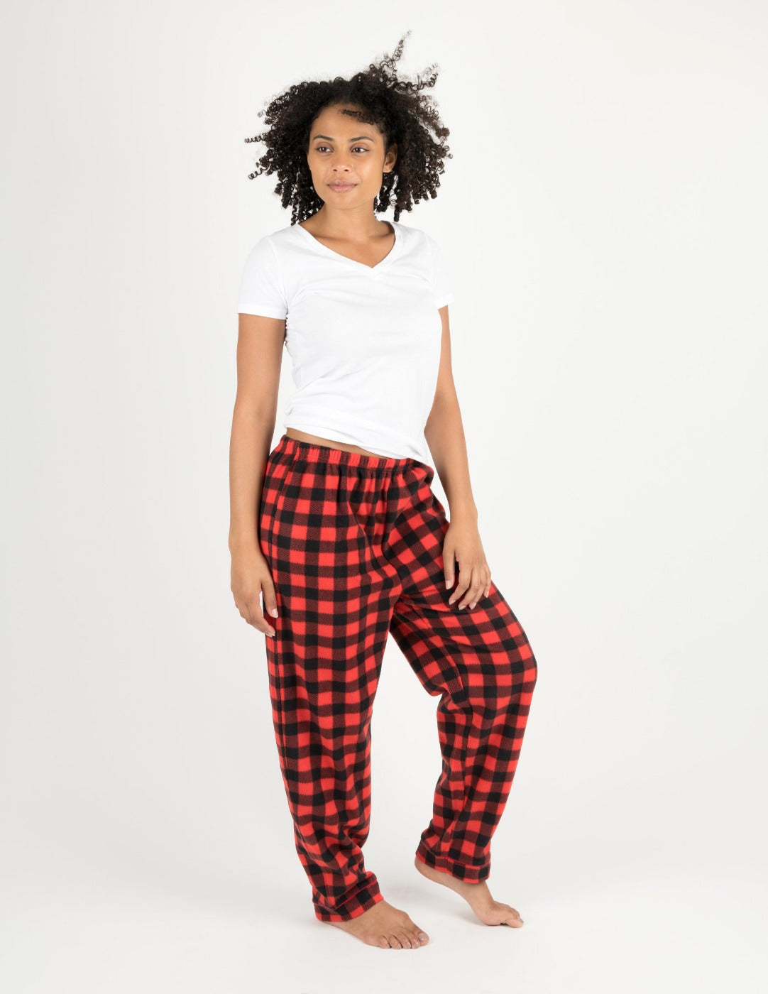 Leveret Women's Fleece Plaid Pants – Leveret Clothing