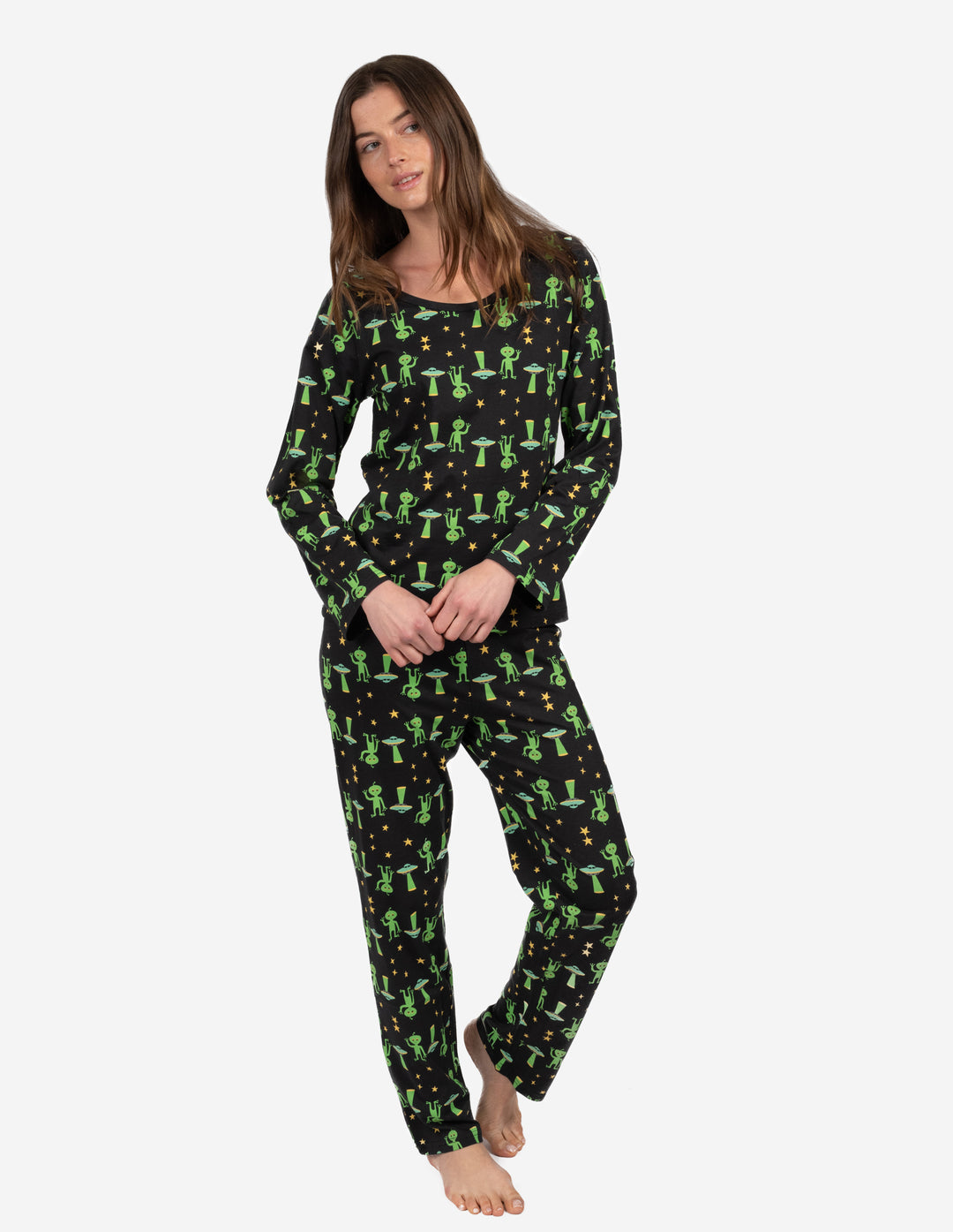 Alien Matching Family Pajama Set – Leveret Clothing