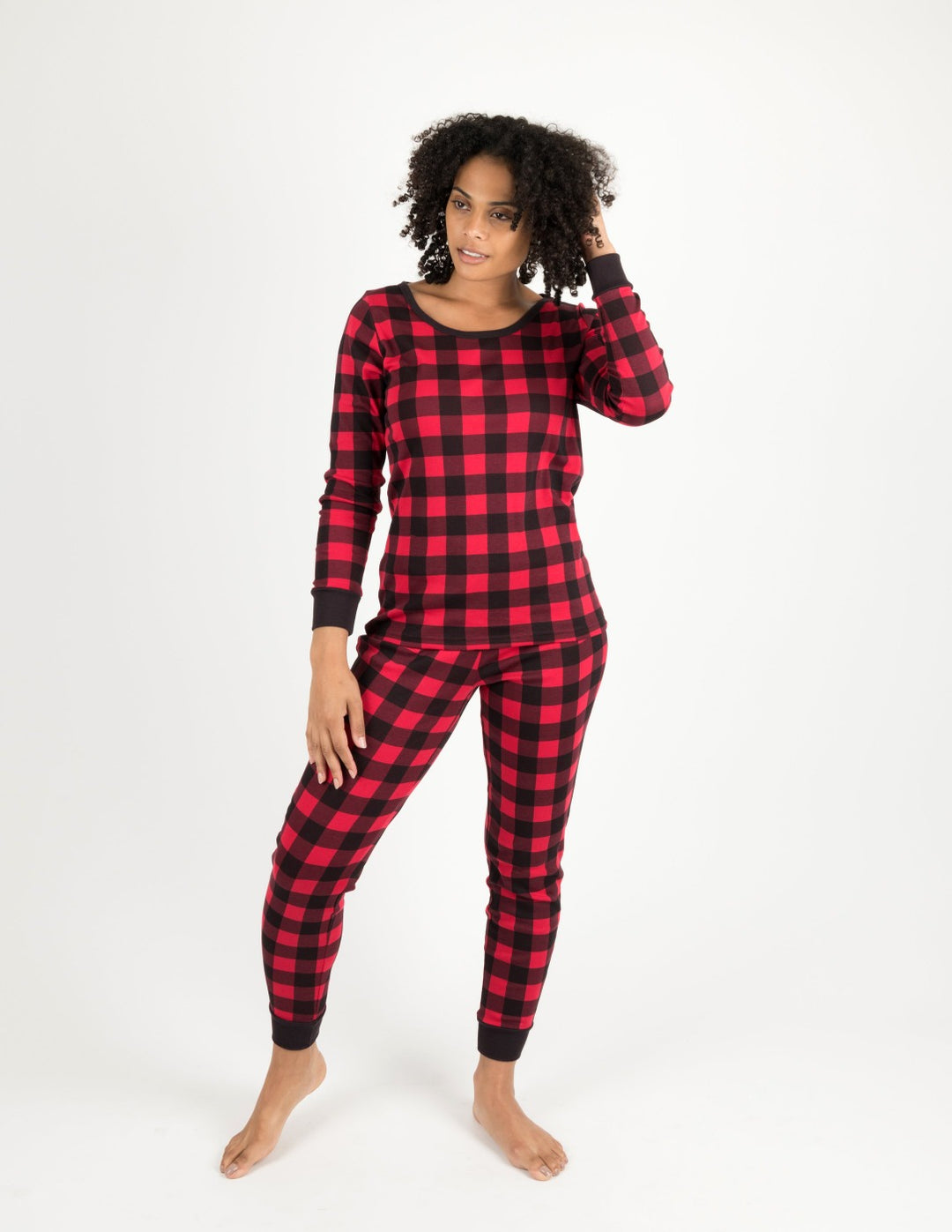 Solid Jersey Robe - Black in Women's Cotton Pajamas